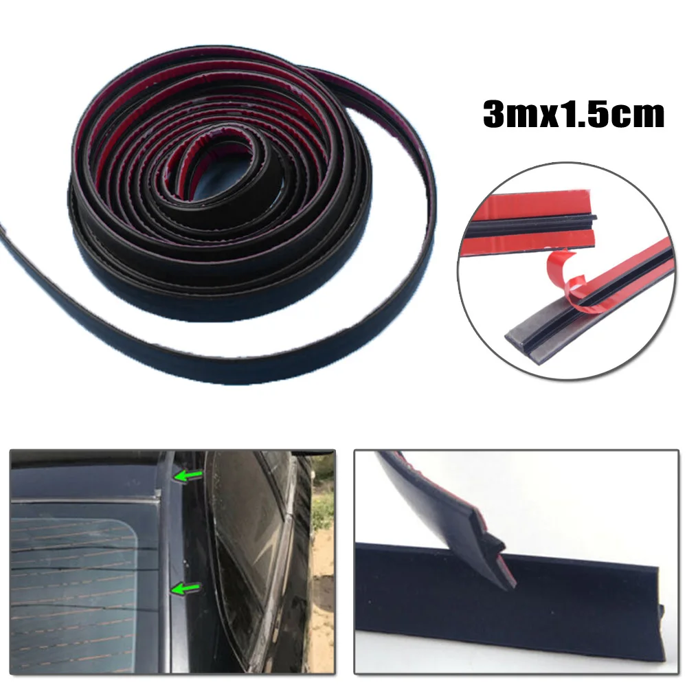 Уплотнительная лента из черной резины звукоизоляционная сменная