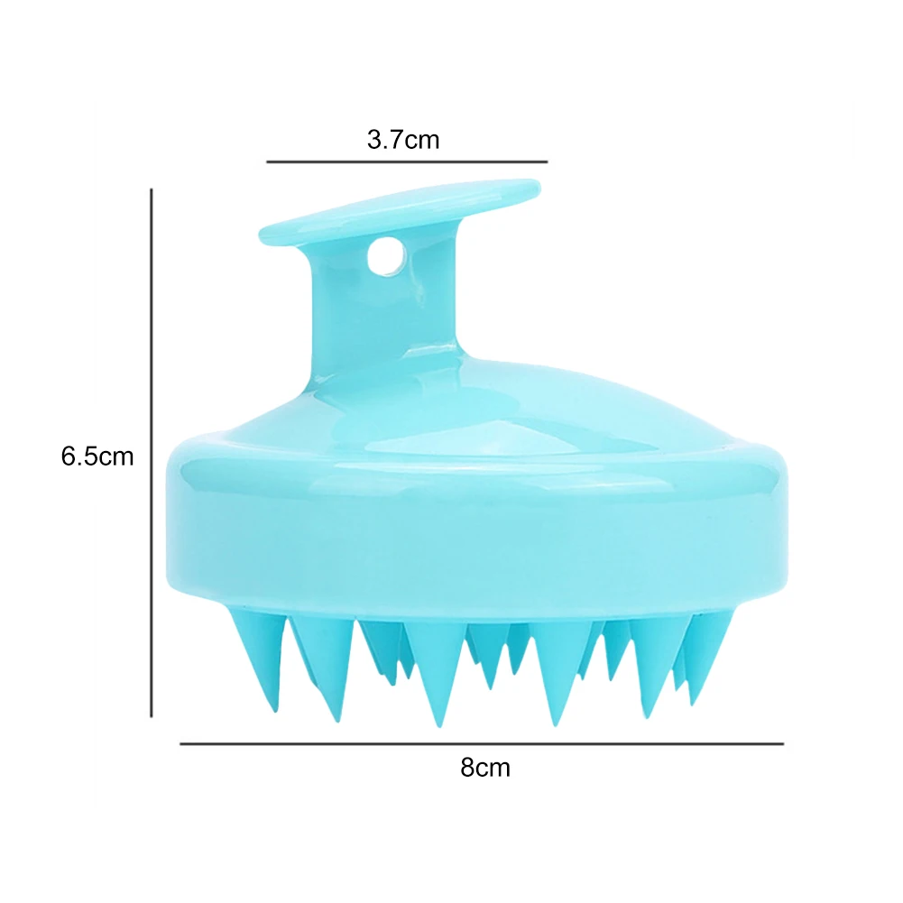 

Silicon Shampoo Brush Hair Scalp Head Massager Brush Handhold Wet Dry Hair Washing Comb Brush Scalp Care Tool for Women
