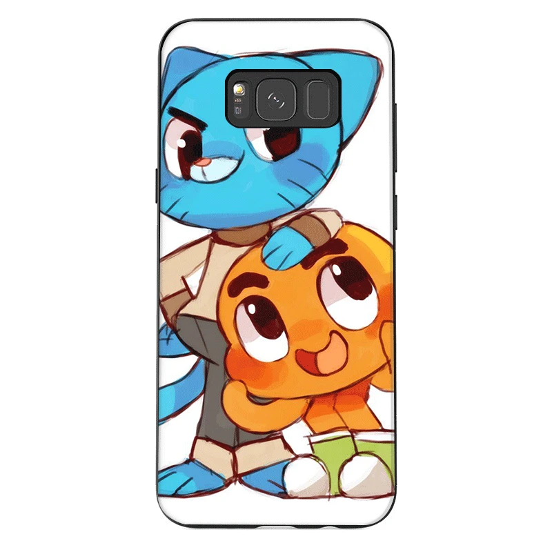 Case for Samsung Galaxy A10 A10S A20 A20S A20E A30 A30S A40 A40S A50 A50S A60 A70 A70S Anime TV The Amazing World of Gumbal |