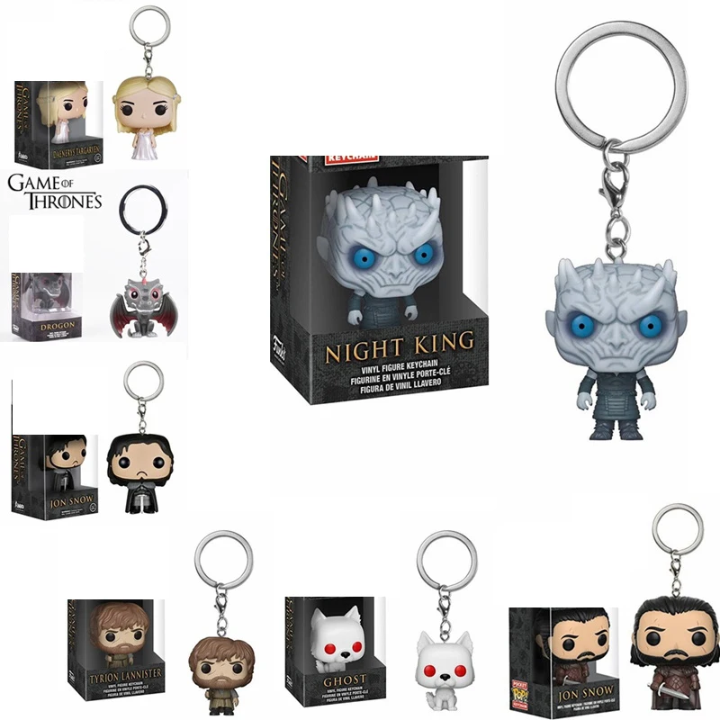 FUNKO Новое поступление брелок Игра престолов ночной король призрак Тирион Pockey ПВХ