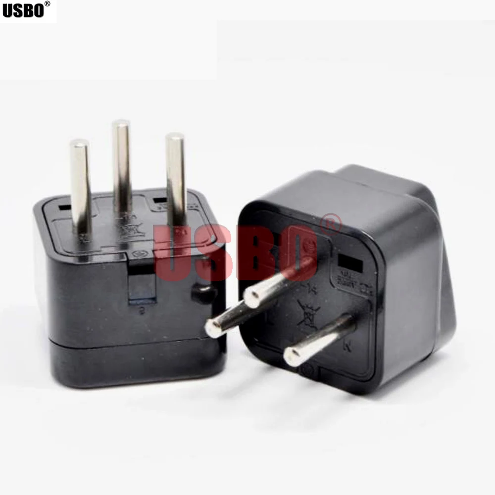 Черный белый 10A 250V универсальный адаптер вилки для путешествий вилка Израиль