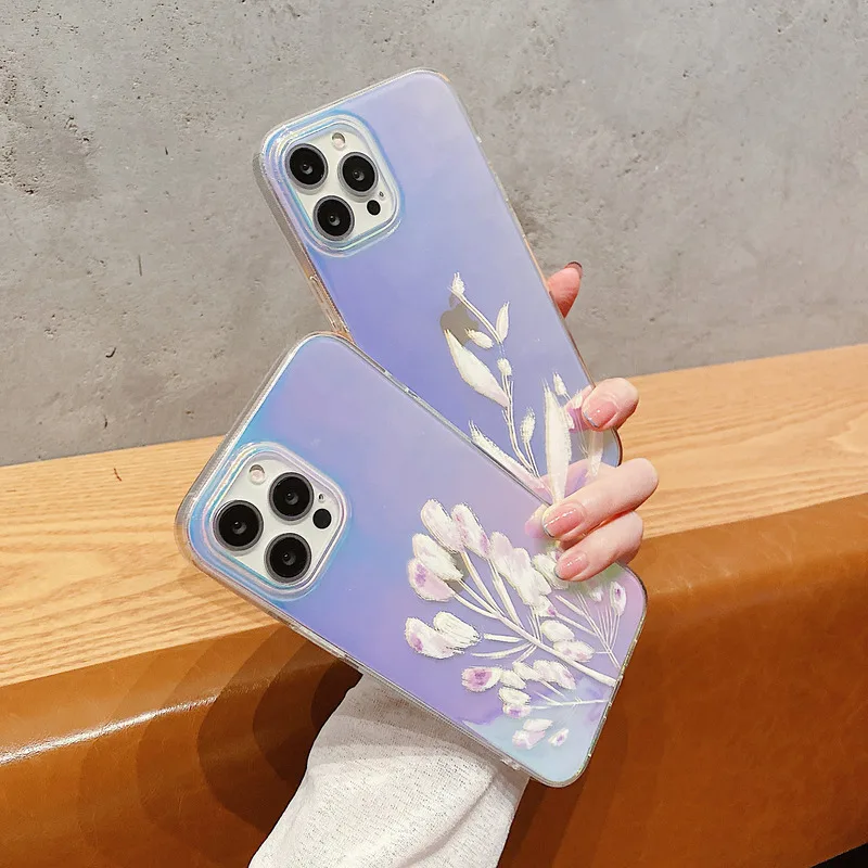 

Colorful tulip mobile phone case For Iphone7 7Plus X XR XSmax 11 11Pro 11Promax 12 12mini 12Promax