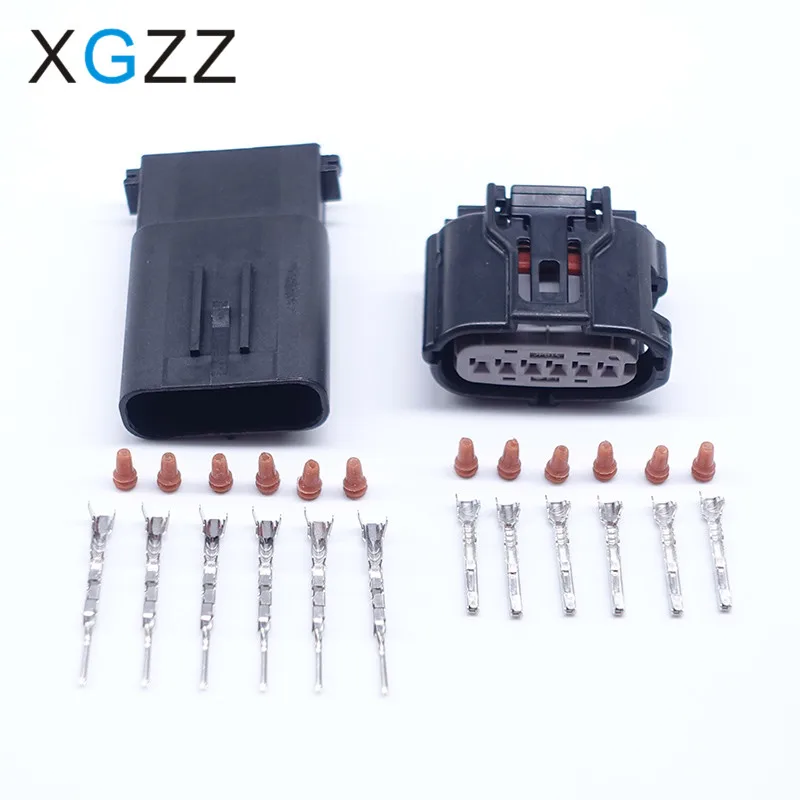 5 Sets 6189-7100 TS 025 Automotive Plug Accelerator Pedal Connector MAF 6 Pin Female Male For Toyota Subaru Mazda | Автомобили и