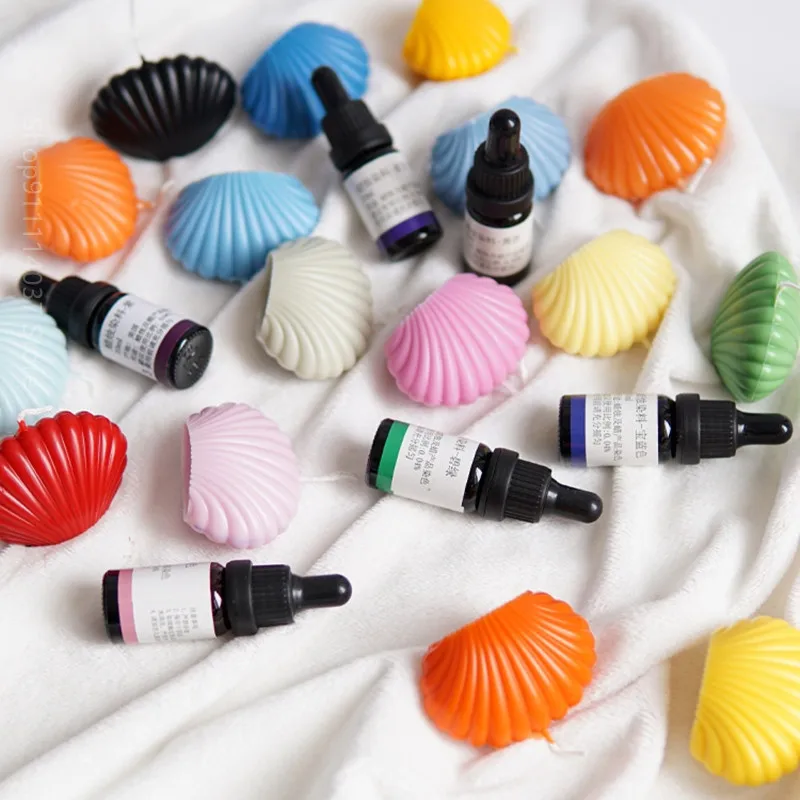 10ML Morandi Color Soy Wax Ice Flower Dye Resin Pigment Liquid Concentrated Colorant for DIY Candle Making Soap Coloring - купить по