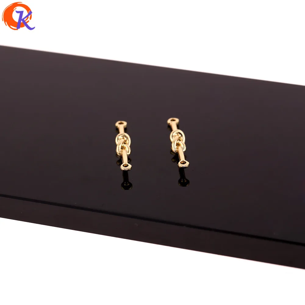 

Cordial Design 200Pcs 4*29MM Jewelry Accessories/Earring Connectors/Tie Knot Shape/DIY Making/Hand Made/Earring Findings