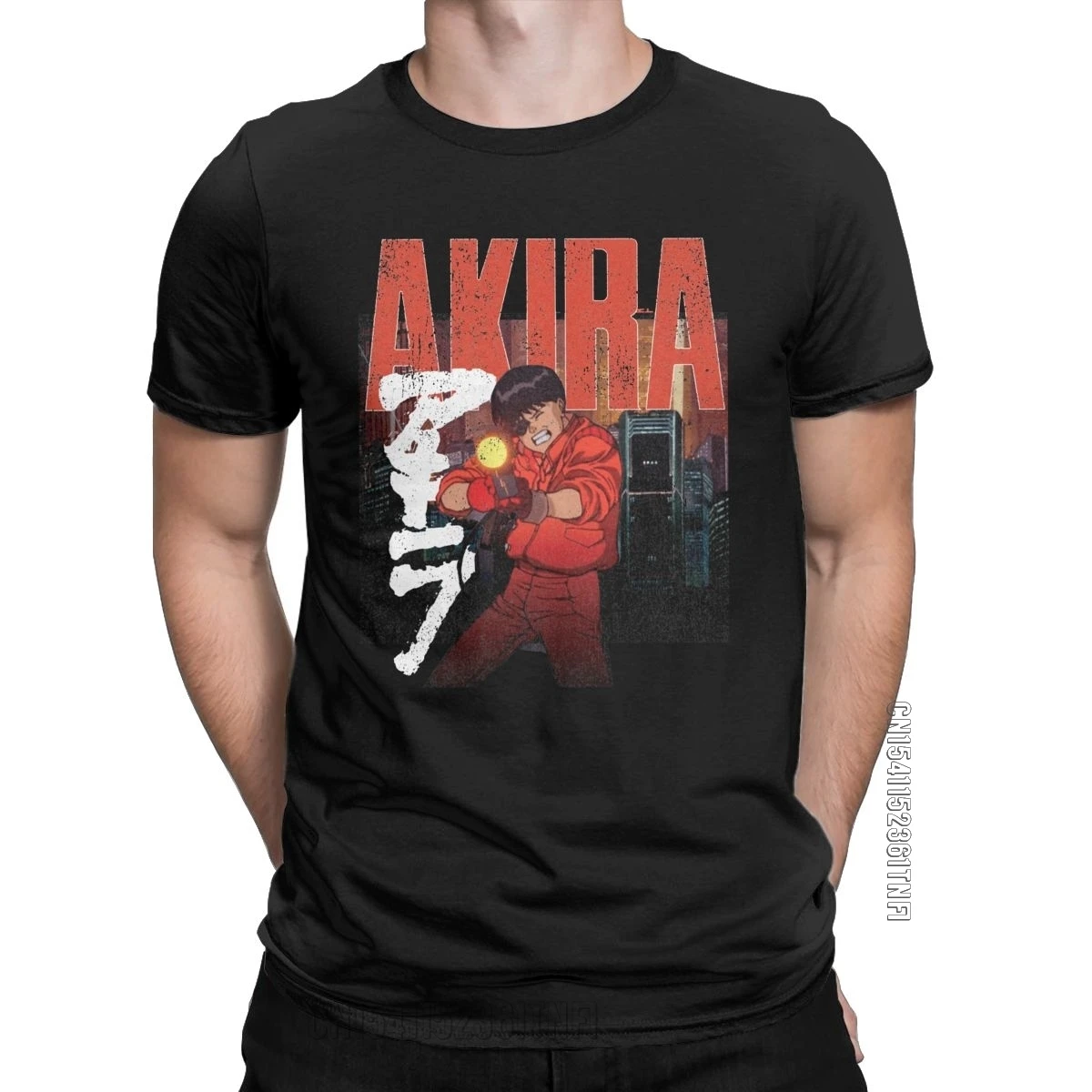 

Akira Kaneda Tetsuo T Shirts For Men Pure Cotton Vintage T-Shirts Crew Neck Tees Classic Short Sleeve Tops Summer