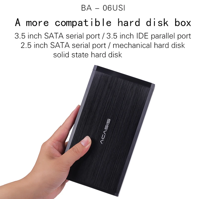 Чехол Acasis HDD USB 2 0 IDE к SATA 3 5 адаптер внешний корпус жесткого диска SSD диск коробка