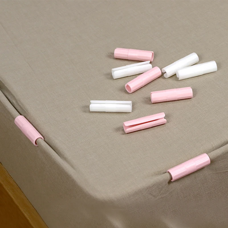 

10pcs BedSheet Clips Plastic Slip-Resistant Clamp Quilt Bed Cover Grippers Fasteners Mattress Holder for Sheets Sheet Holder