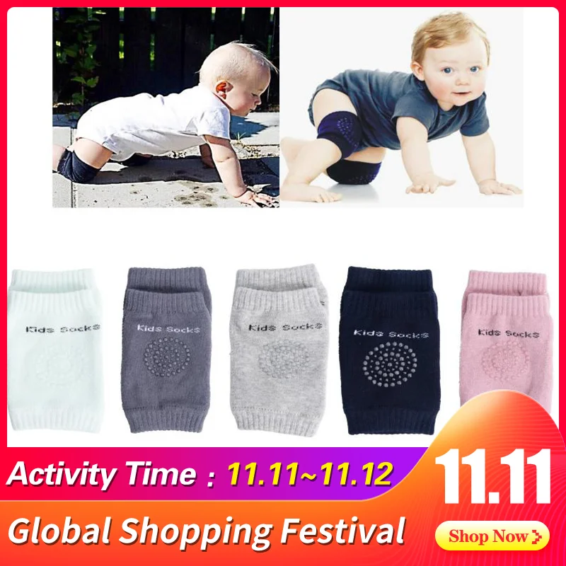 Детские гольфы для ползания детские носки безопасные наколенники защиты ног