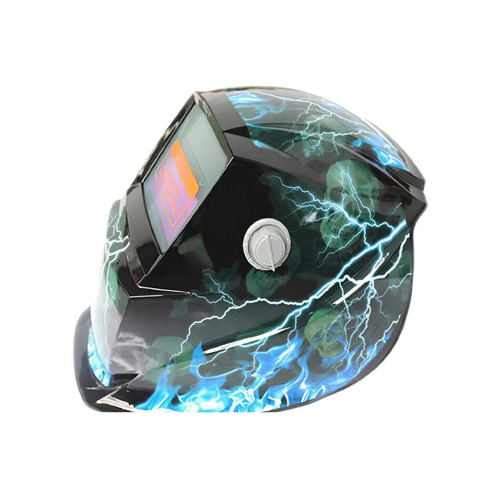 

1pc Solar Automatic Darkening Welding Mask Head-Mounted Welding Face Shield Electric Welder'S Protective Mask Arc Welding Mask