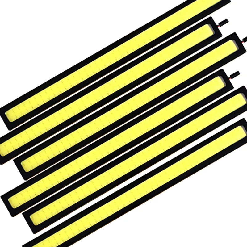 6x17 см супер яркий Автомобильный светодиодный противотуманная фара COB стиль DRL