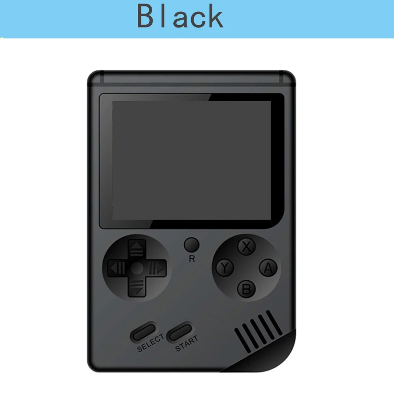 Black Новая портативная игровая консоль встроенный 168 Ретро игры 8 бит консоль 3,0 дюймов портативный игровой плеер мини игровая консоль ребенок Ностальгический - Цвет: Black
