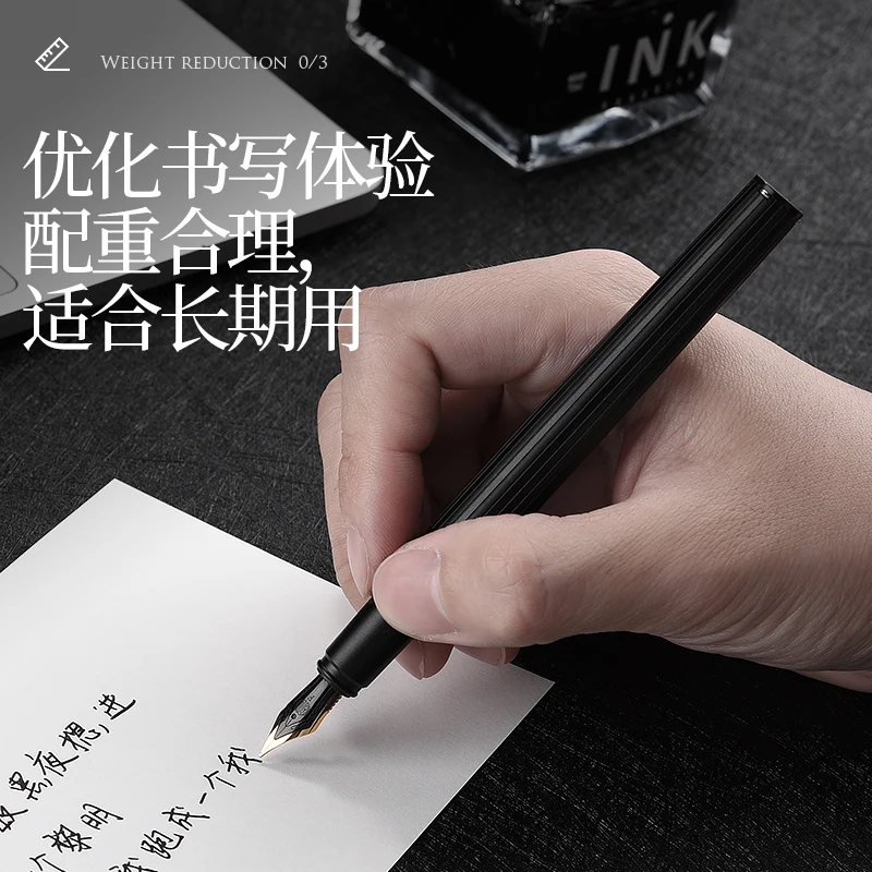 Ручка перьевая LT Hongdian H1 Shuguang из алюминиевого сплава с изысканным наконечником EF/F
