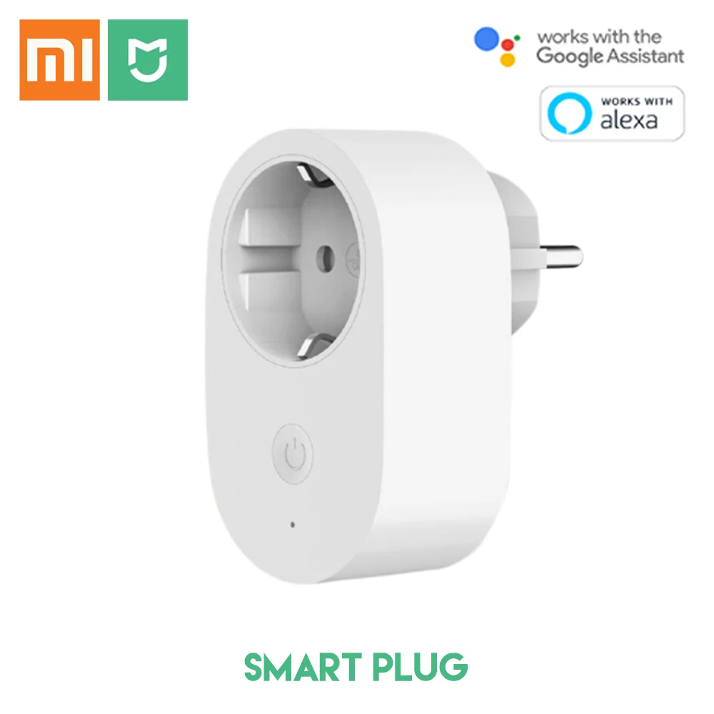 Xiaomi Smart Plug WiFi работает с Google assistant Alexa