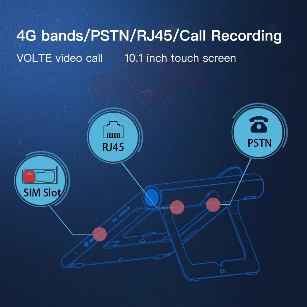 Мобильный телефон Smart VOLTE 4G PSTN фиксированный беспроводной 10 1 дюйма стационарный