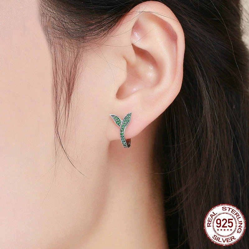 SAF 2019 Новый s925 стерлингового серебра модные серьги простые женские свежий дизайн