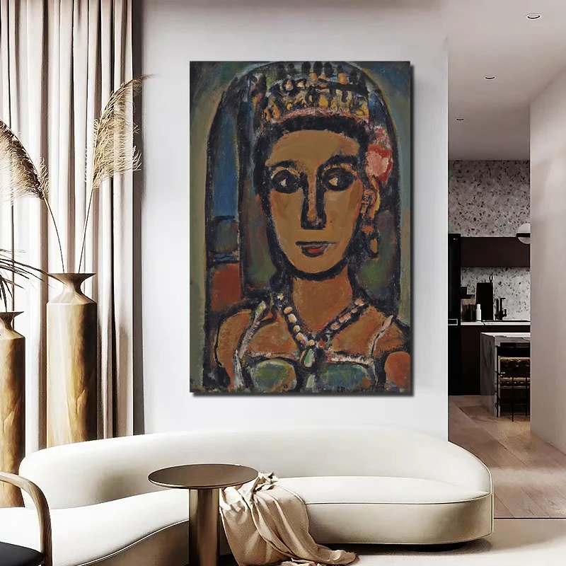 

Georges Rouault Wallpaper Canvas Painting Print Living Room Home Decoration Artwork Modern Wall Art Oil Painting Posters Picture