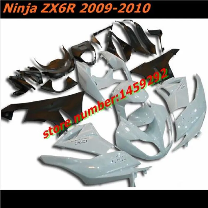 

Fairing Kits Ninja Zx-6r 09 10 11 12 Bodywork Kits for Kawasaki Zx6r 2011 Plastic Fairings 636 Zx-6r 2010 09-12 Grayish White