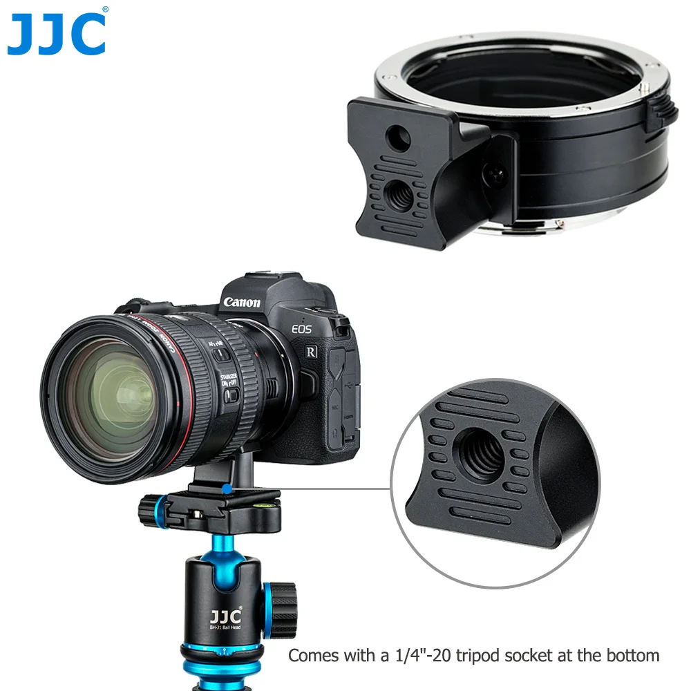 JJC CA-EF_RF адаптер для крепления объектива для крепления Canon EF/EF-S Крепление объектива к Canon RF крепление для корпуса камеры