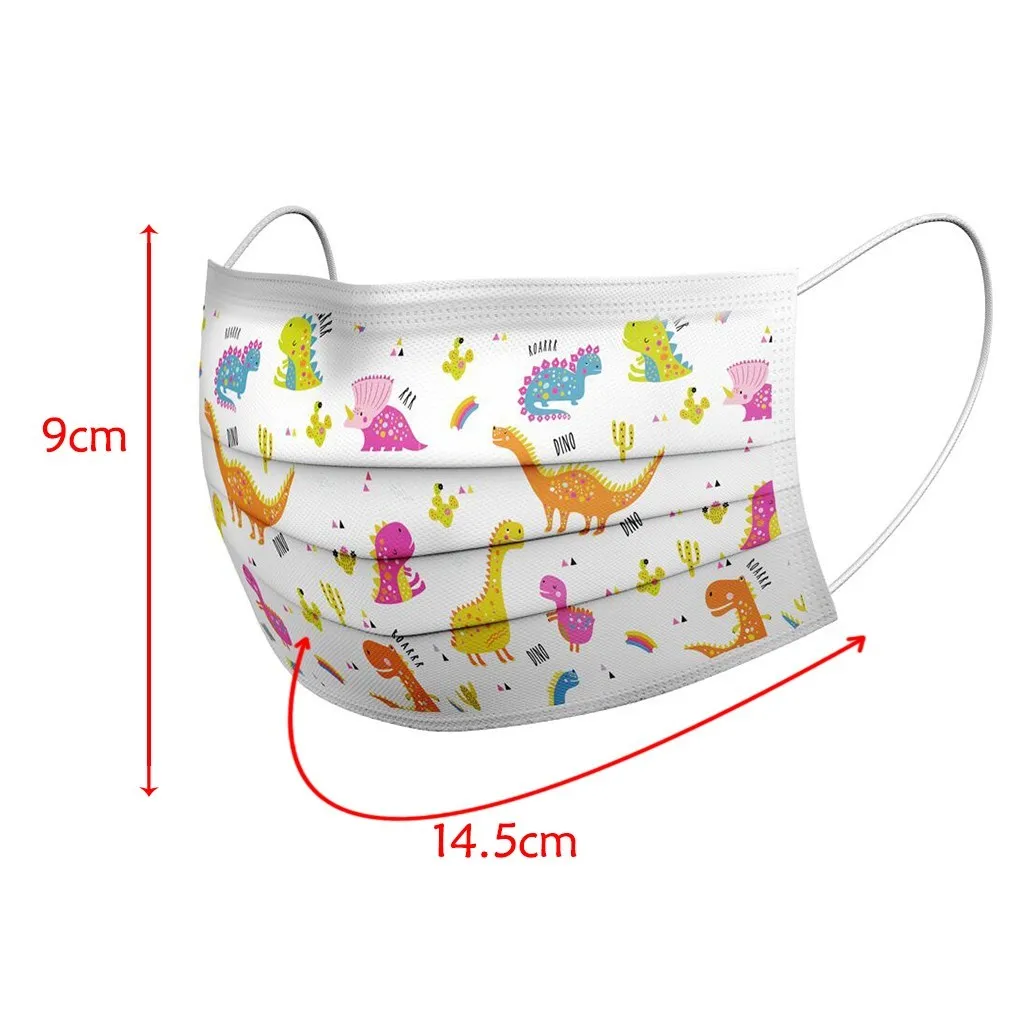 

50-100pcs Mix Children Face Mask Cartoon Printed Soft Skin-friendly Disposable Mouth Mask Boy Girl Thicken Mouth Mask Mascarilla