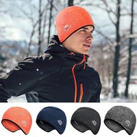 outdoor sports winter cycling fleece skin cap windproof soft lightweight thermal ski running skiing motorcycle riding hat