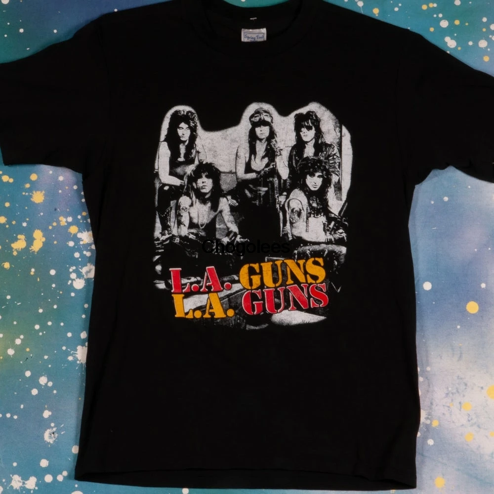 Футболка LA GUNS No милость 1988 Glam трэш метал рок Размер L | Мужская одежда
