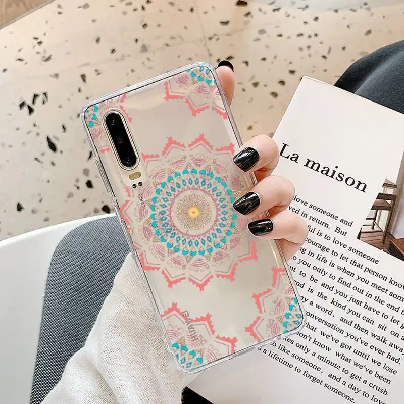 

Cute cartoon daisy flower Phone Case Transparent for Samsung A71 S9 10 20 HUAWEI p30 40 honor 10i 8x xiaomi note 8 Pro 10t 11