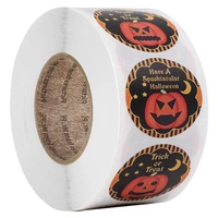 50 500pcs halloween sticker sealing label stickers adhesive sticker for gifts handmade envelope diy stationery stickers