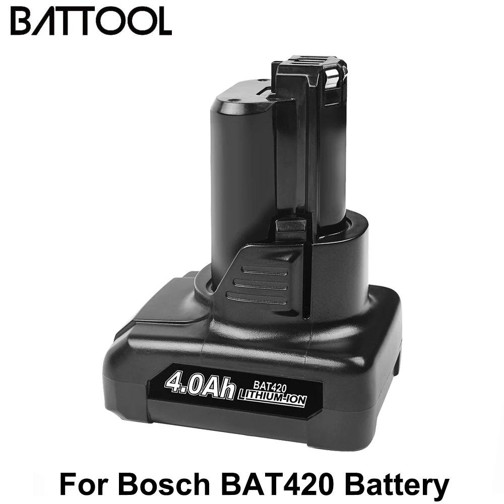 4000mAh 10 8 V 12V li ion BAT411 BAT420 аккумуляторная батарея для BOSCH BAT412A BAT413A Φ 2607336013