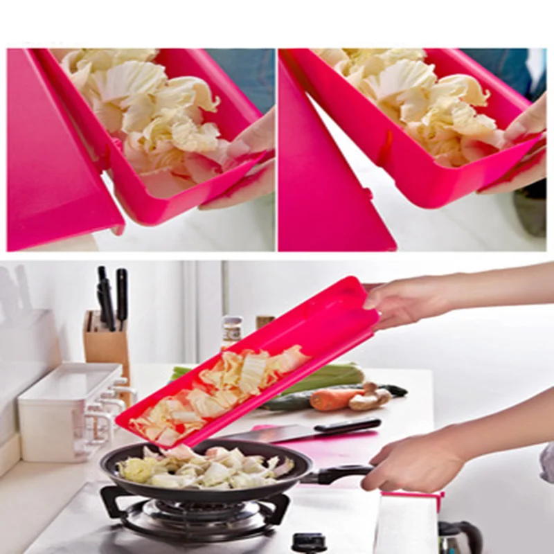 Разделочная доска для овощей кухонная разделочная 2-в-1 с обработанной кромкой и