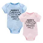 Милая летняя хлопковая одежда для мамы, Маленького принца, принцессы, близнецы, боди для маленьких мальчиков и девочек, одежда для новорожденных, Одежда для беременных