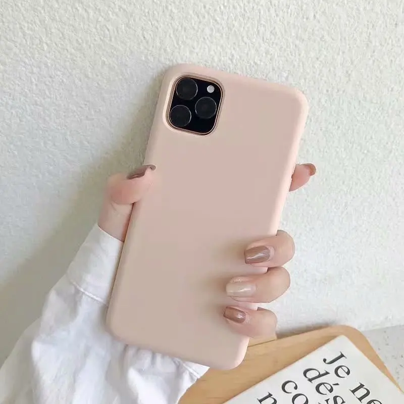 Новый чехол для телефона iPhone11 Pro Max жидкий силиконовый мягкий iphone115.8 дюймов Fundas |