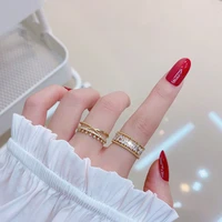 all match temperament exquisite shine rings personalized wedding glamour ring for women luxury jewelry rings glamour female ring