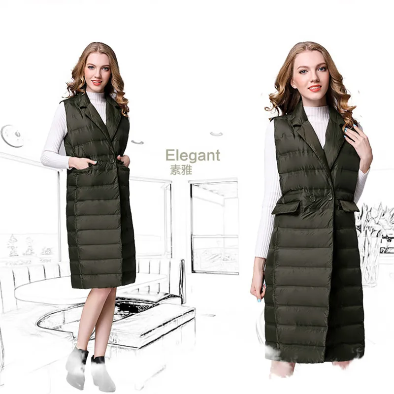 Женский жилет Sanishroly с воротником-стойкой без рукавов осенне-зимний ультралегкий