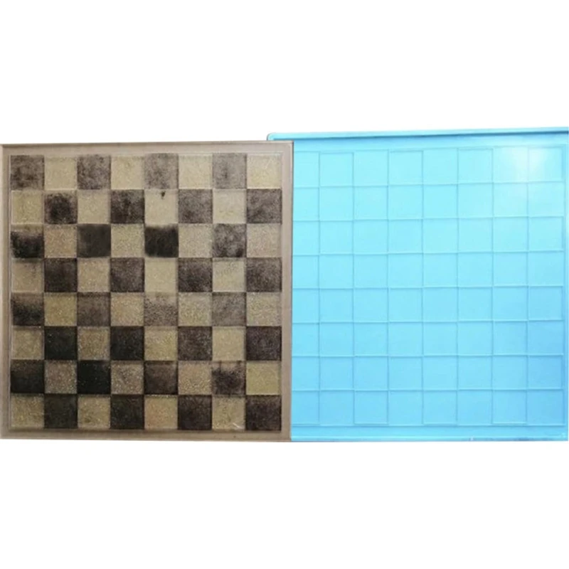 

Crystal Epoxy Resin Mold Chess Board Casting Silicone Mould DIY Crafts Making N58F