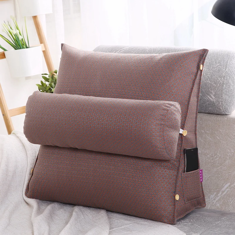 Диван спинка Подушка треугольная подушка для шеи поясничная опора офисного