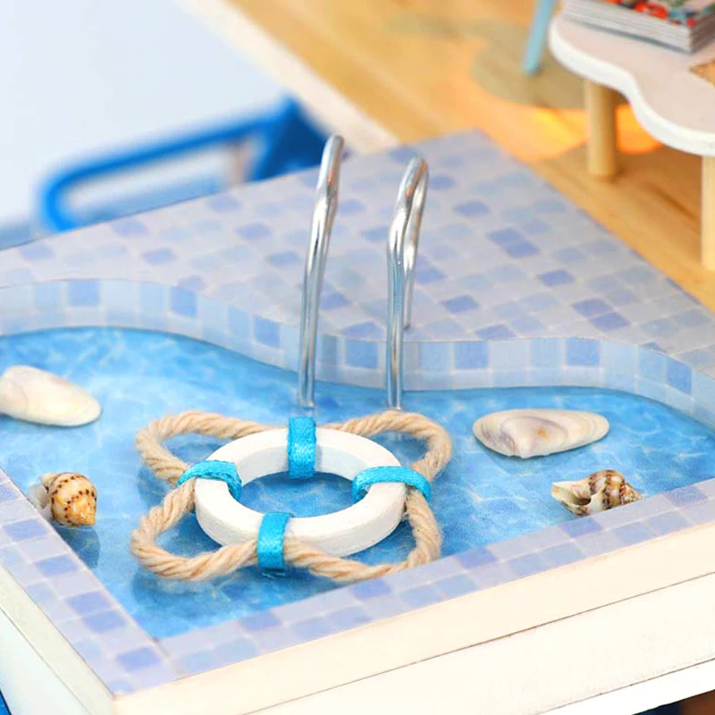 Маленький кукольный домик мечты 3D модель сделай сам сборная игрушка миниатюрный