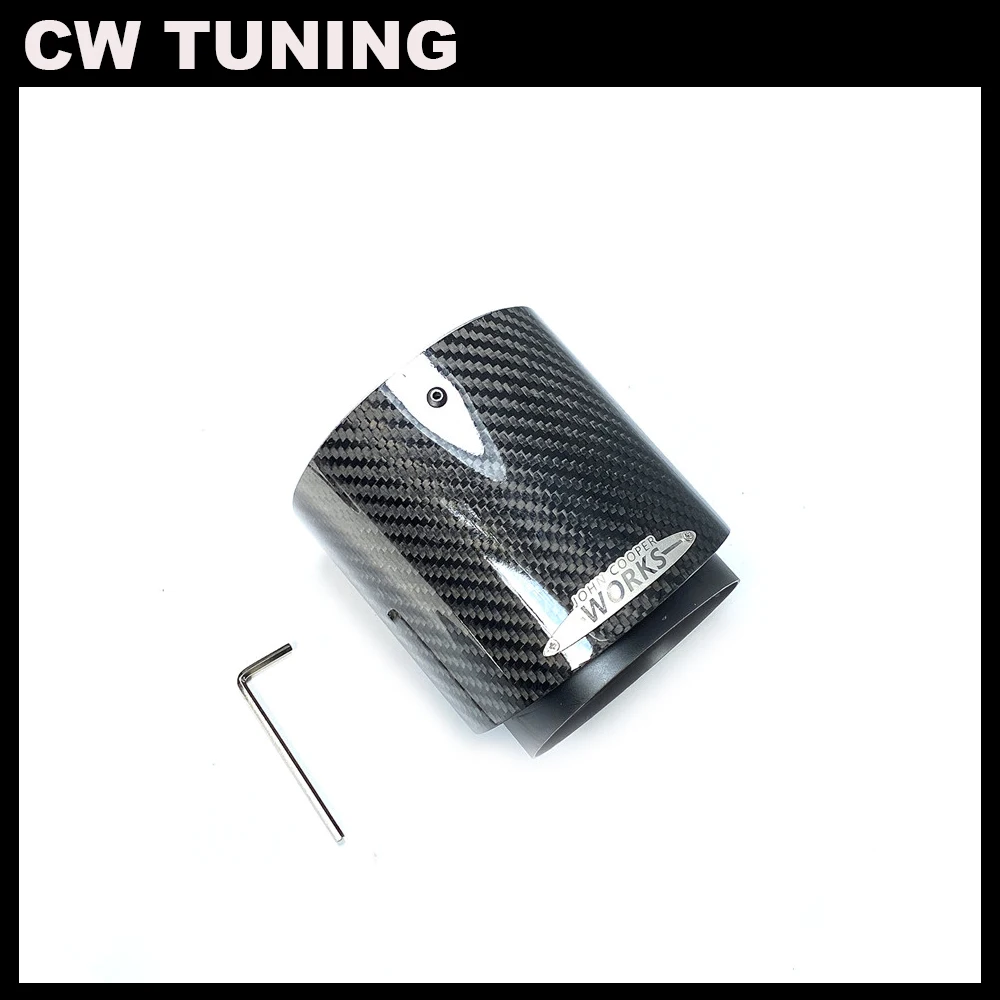 1 шт. черные насадки на глушитель выхлопных газов для MINI Cooper S R55 R56 R57 R58 R59 R60 R61 F54 F56