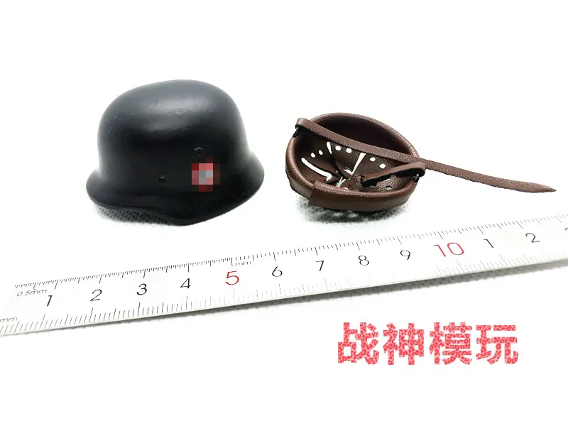 

1/6th DIY Paradise WWII German Army M35 Green Gray Metal Helmet Fit 12" Action Soldier Figure