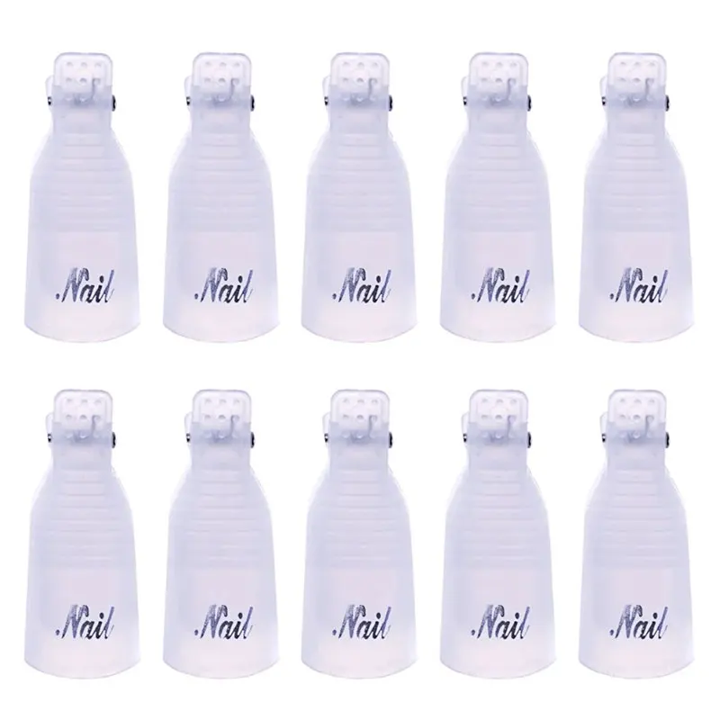 BIUTEE 5/10 шт гель для снятия лака обертывания пластиковый лак ногтей зажим дизайна