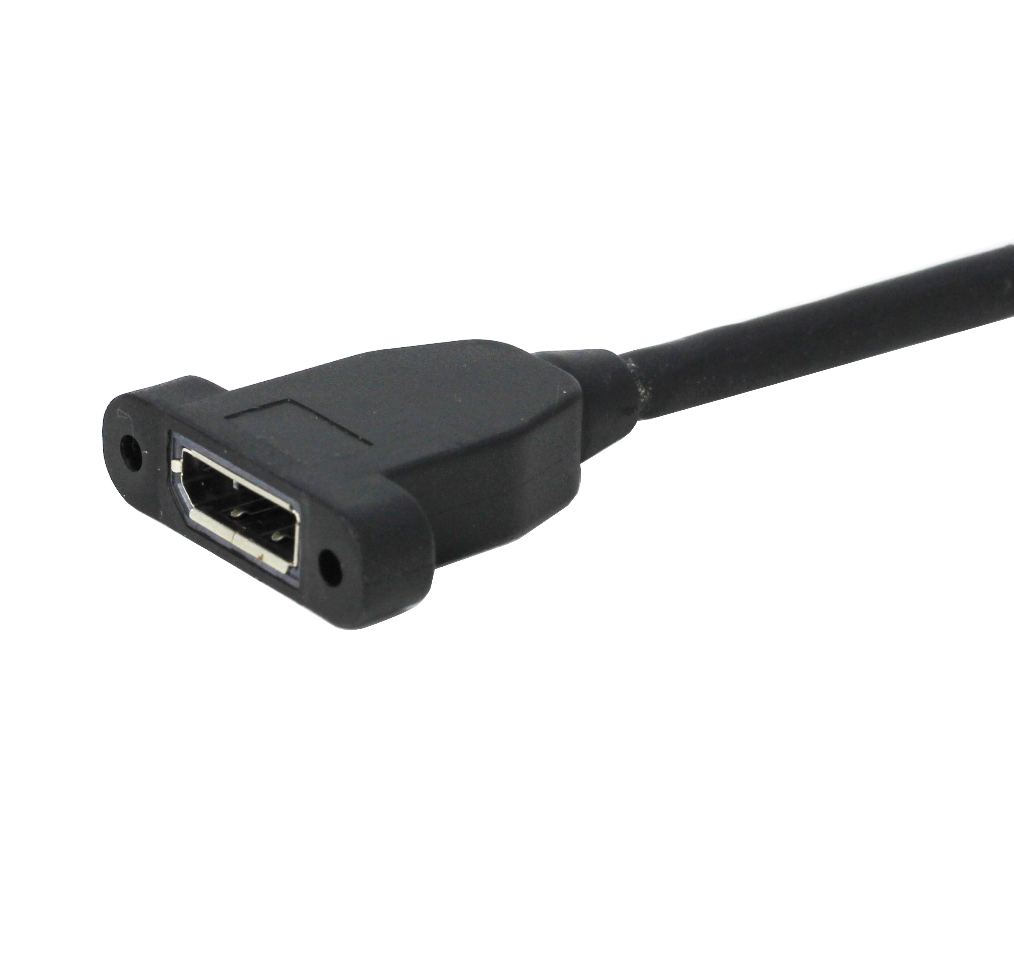 Hdthings 4K Displayport удлинитель кабеля 1 2 DisplayPort панельное крепление пассивный|extension cable|dp