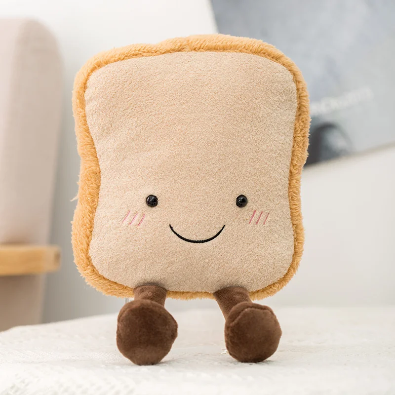 

Toast Soft Fluffy Plush Bread Pretzel Croissant Baguette Food Toy Stuffed Fast Food Bread Soft Doll Kids Toys Birthday Gifts