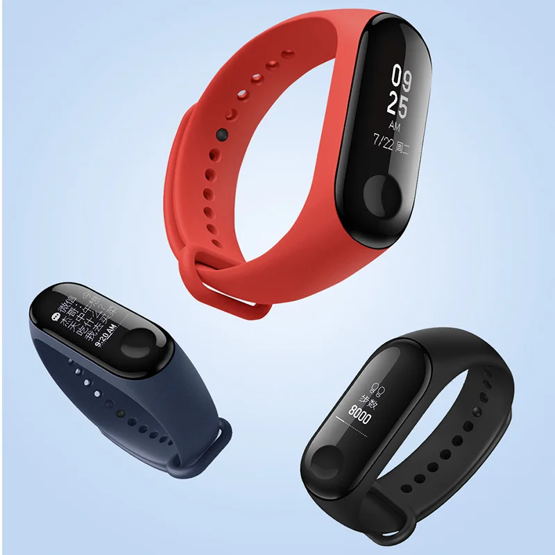 Xiaomi mi-браслет 3, умный Браслет mi Band 3, спортивный фитнес-трекер, 0,78 дюйма, OLED сенсорный экран, mi 3