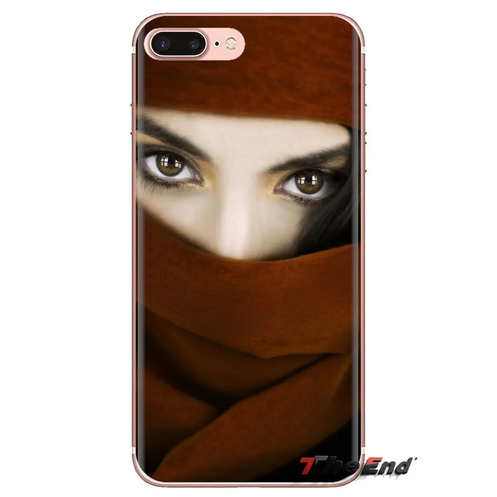 Для samsung Galaxy S2 S3 S4 S5 мини S6 S7 край S8 S9 Plus Note 2 3 4 5 8 Coque Fundas мусульманских девочек al