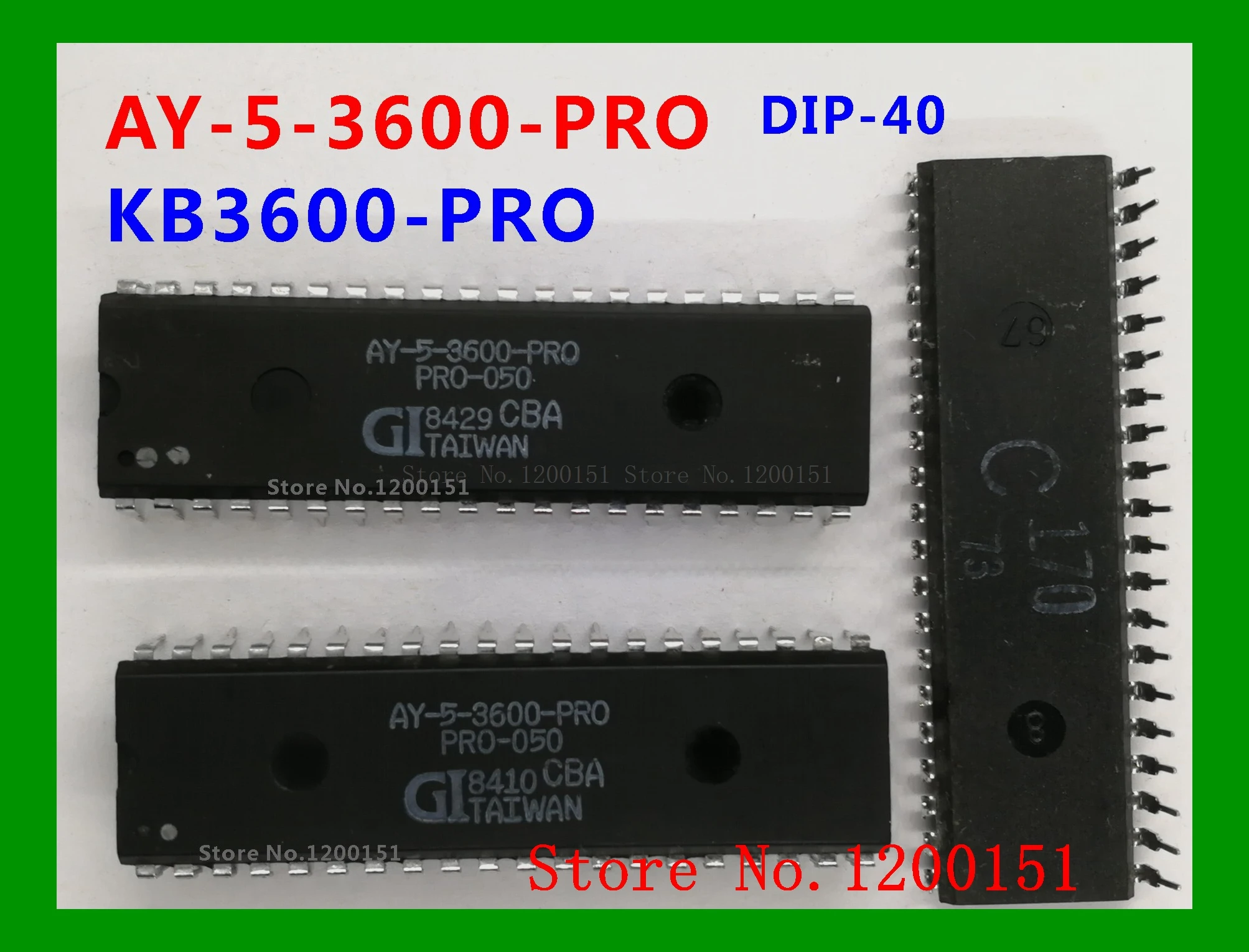 

AY-5-3600-PRO AY-5-3600 KB3600-PRO KB3600AD-PRO DIP-40