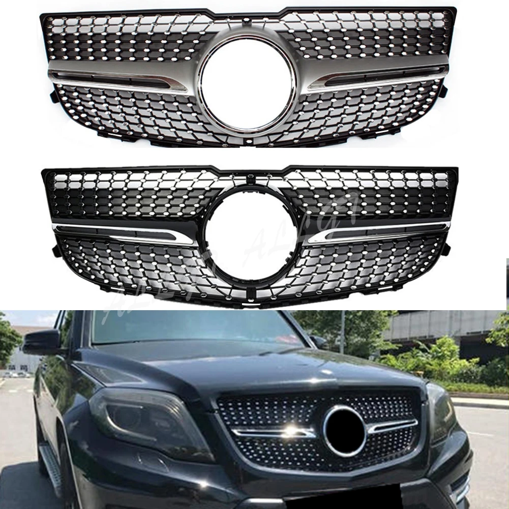 Передняя решетка бампера для гоночного автомобиля верхняя передней фары Mercedes Benz