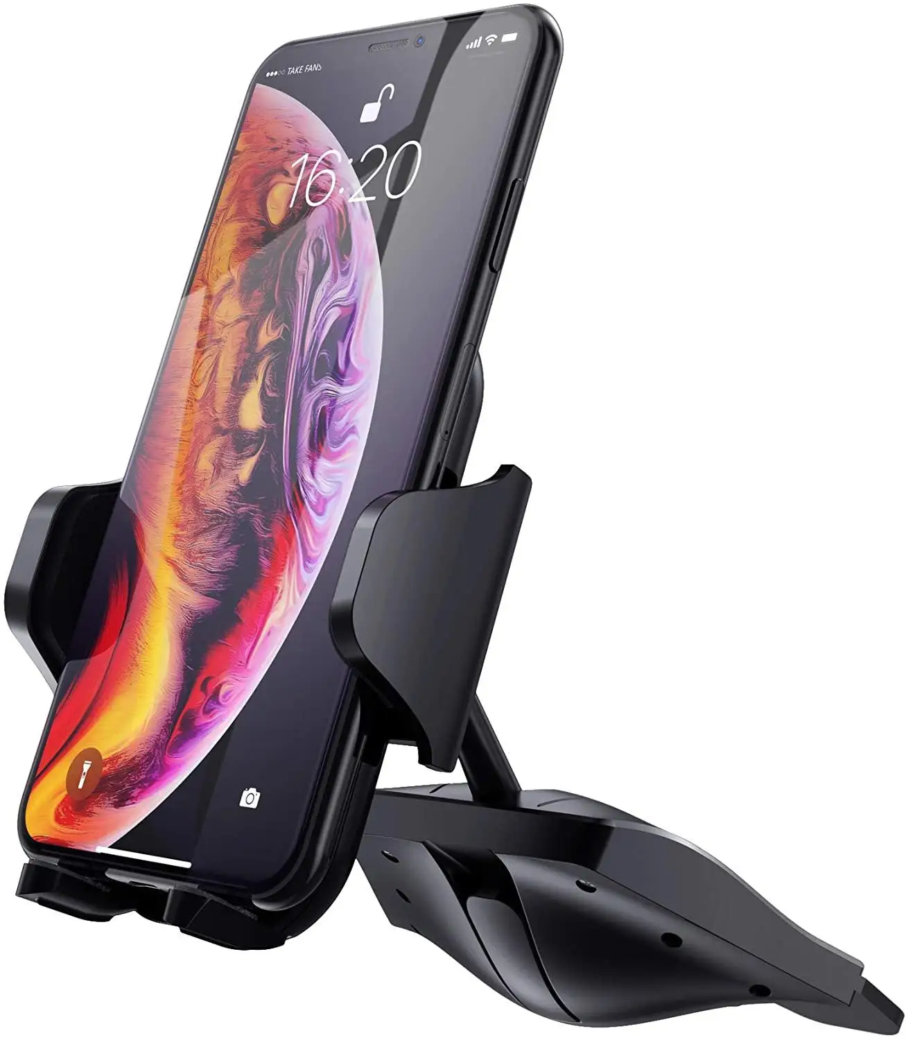 

Univerola Car CD slot Mobile Holder - Good Quality Easy to Install 360 degrees rotation Car Mount Holder stand for smartphones