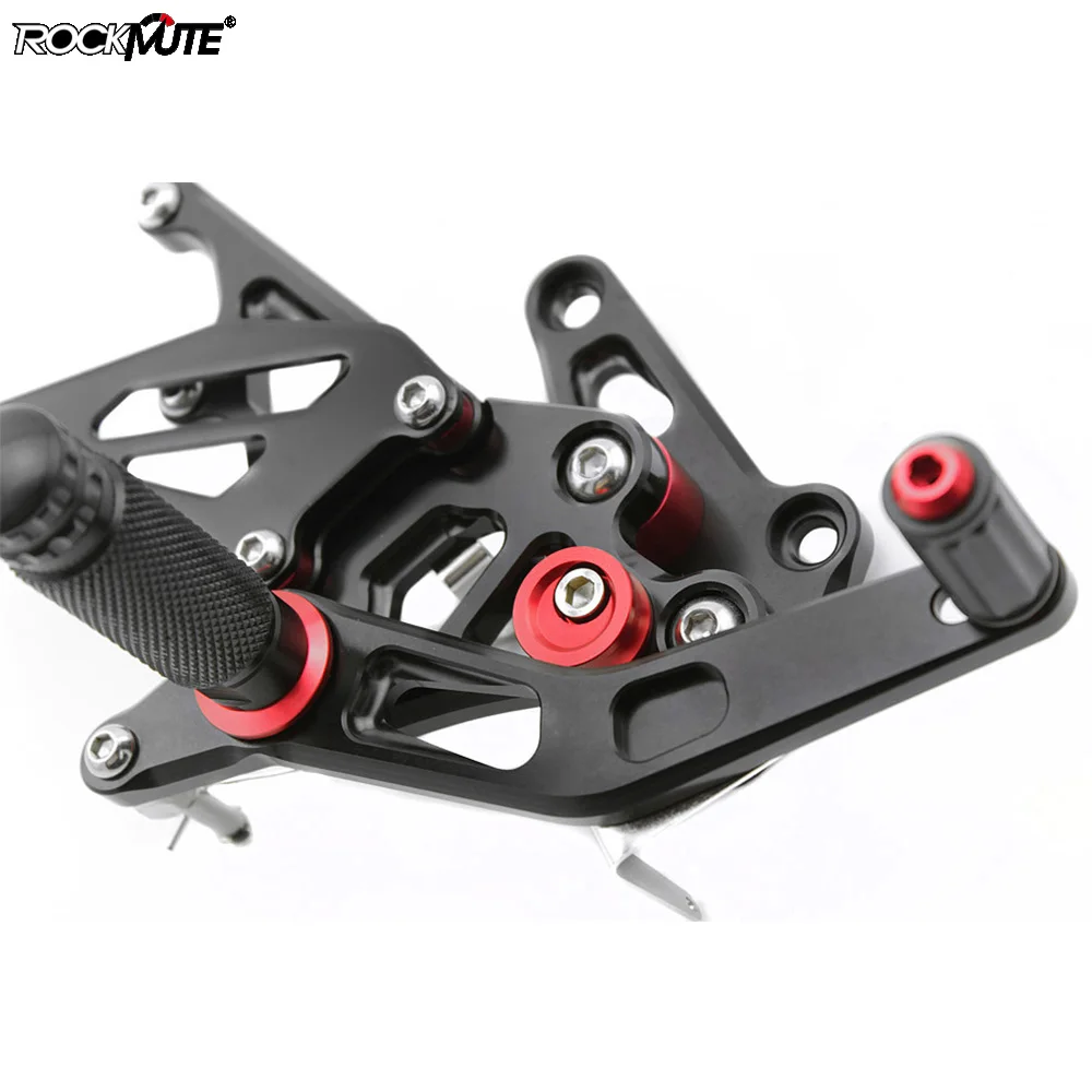 Мотоцикл с ЧПУ Алюминиевый Регулируемый Rearsets для SUZUKI GSX R1300 GSX1300R HAYABUSA 1999 2007 задние