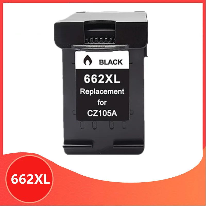 Черный Сменный чернильный картридж для принтера HP 662 662XL Deskjet 1015 1515 2515 2545 2645 3545 4510