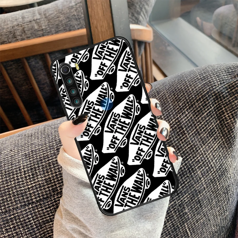 

American fashion brand vans Phone Case Cover Hull For XIAOMI Redmi 7 7a 8 8a 9 9a NOTE 6 7 8 8t 9 9s Pro Max 4X black Cell Trend